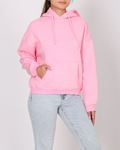 Pembe Üç İplik Şardonlu Sweat SWT1056